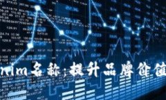 如何正确设置Tokenim名称:提升品牌价值与用户体