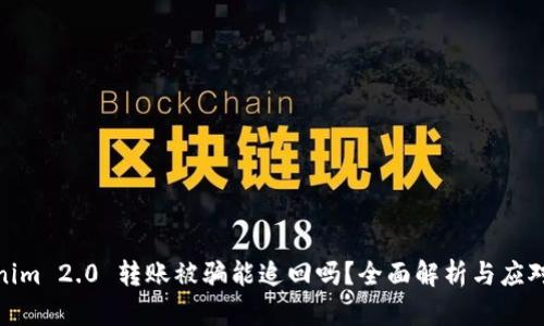 Tokenim 2.0 转账被骗能追回吗？全面解析与应对策略