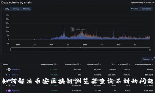 如何解决币安区块链浏览器查询不到的问题